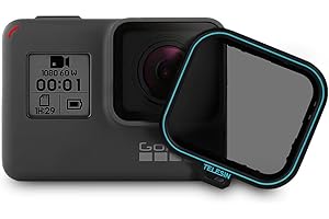 AuyKoo Filtro CPL para Gopro, Filtro Polarización Protector de Lente CPL (Polarizador Circular) para GoPro Hero 5 Hero 6/7 Cámara Accesorios Kit Protector