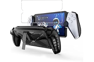 ARIKROII Schutzhülle für Playstation Portal【2-in-1】 Schutzhülle Kompatibel mit Playstation Portal mit 9H Härte gehärtetem Glas Displayschutz Allround Schutz Zubehör Kit für Playstation Portal