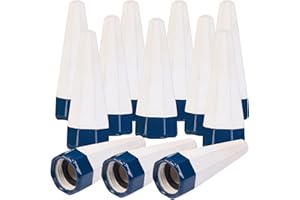 Royal Gardineer Bewässerungskegel: 12er-Set Tonspitzen-Pflanzenbewässerung-System für PET-Flaschen (Ton Bewässerungshelfer, Bewässerungskegel für Pet-Flaschen, Wasserspender)