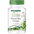 Fairvital | Green Tea Extract - Vegan - HIGH Dosage - 100 Capsules - Camellia sinensis - with at Least 50% polyphenols
