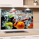 spritzschutz küche glas weiß HALTERUNG: Der Spritzschutz kann mit Montagekleber oder einem doppelseitigem Klebeband angebracht werden.