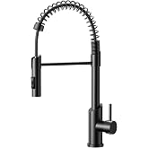 Removable Kitchen Tap, 360&deg; Swivel Kitchen Sink Tap with Two Water Output Modes Kitchen Tap, High Arc Mixer Tap 304 Brushed S