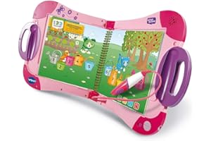 VTech - MagiBook Starter Pack Rose, Livre Interactif enfant