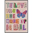 Craft Maniacs TAYLOR TO LIVE FOR THE HOPE OF IT ALL A4 MATT LAMINATED POSTER FRAMED/UNFRAMED FOR ROOM DECOR & GIFTING | BEST GIFT FOR SWIFTIES (FRAMED)