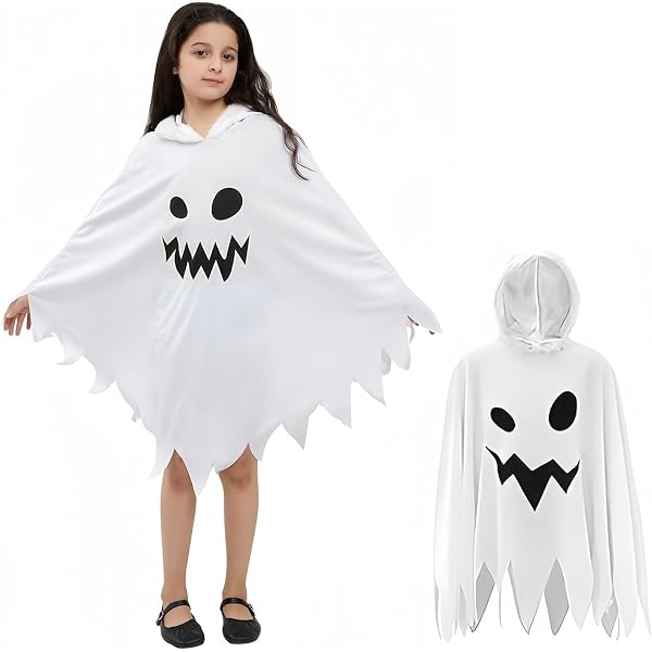 FIESTAS GUIRCA Costume Ghost Boy Per Bambino 7-9 Anni - Giacca, Camicia E Pantaloni - Nero/Bianco