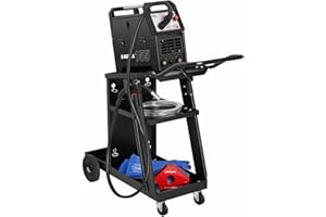 STAMOS WELDING GROUP Stamos Welding SWG-WC-2 Carrello Per Trasporto Saldatrice Carrello Per Saldatrice (Piegato, 3 Superfici, 75 Kg)