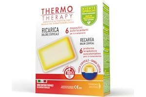 Thermo Therapy Ricarica Fascia Ricaricabile per Dolori Cervicali, Non Contiene Farmaci, Durata del Calore fino a 10 Ore, Confezione con 6 Dispositivi Terapeutici Autoriscaldanti