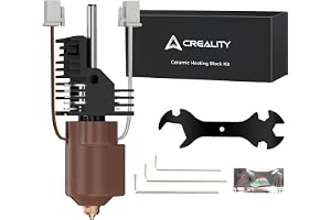 Creality Officiell Hotend K1 Max/K1/K1 SE/K1C uppgraderingssats med keramiskt värmeblock, montering med spänne, officiell Unicorn Quick-Swap munstyckssats för 3D-skrivare hotend