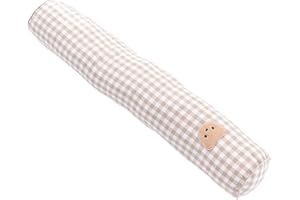 HOSI Infant Bolster Pillow, Multifunctional Soft Breathable Bear Pattern Baby Side Pillow for Daily Use for Home Bedroom