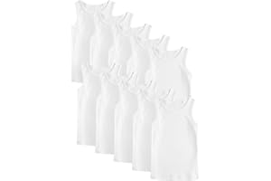 NEXT Mädchen Trägerhemden aus 100% Baumwolle, 10er-Pack