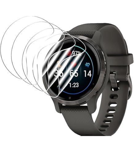 BROTECT Full Cover Screen Protector for Garmin Venu 2S 2 Pieces - Full Screen Protector, 3D Curved