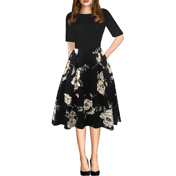 GRACE KARIN Robe Vintage Années 50 Manches Cap – Robe Crayon Moulante Cocktail Élégante Femme