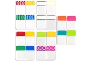 BREMOROU 400 Stück Haftstreifen Page Marker Haftmarker Index Tabs Kleine Page Marker Beschriftbare Haftstreifen Plastik Haftstreifen Post Index Klebezettel Haftstreifen Für Lesen Seitenmarkierung Büro