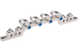 DUR-line DEB X odlewany blok uziemiający 4-fach 14451-4