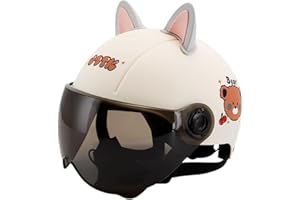 YULOKDWI Casques De Vélo,Casque Trottinette Electrique, Casques Demi-Scooter Hautement Protecteurs Amortisseurs,Équipement De Protection De Patinage d'escalade, pour Hommes Et Femmes,54-62 Cm