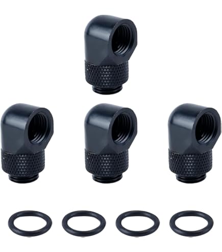 Raccordo di arresto Bitspower Artemis G1/4'' Argento lucido 4pz [BPM