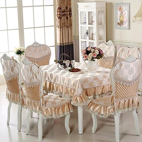 Home Textile Modern European Oblong Tablecloth, Luxury Lace Table Cloth light green 130*180cm , Light green , 130*180cm