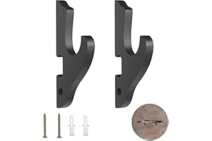 UINNOSSVC Adjustable Sword Wall Mount - Katana Stand, Samurai Hanger, 1-Tier Padded Hook Katana Holder Display Rack Adjustable Display Hanger for Samurai Sword Light Saber, Cosplay Weapons