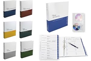 ‎PLASTOREG SMIDT GMBH 7er-Pack Themenringbücher mit Register für Versicherungen/Steuern/Vorsorge/Finanzen/Dokumente/Betriebskosten/Gesundheit, Optimale Struktur für die Ablage der wichtigsten Dokumente