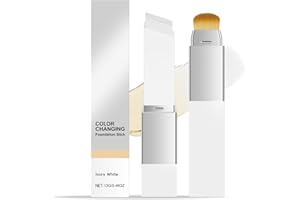 ALIIP Fondotinta In Stick Cambia Colore - Fondotinta Coreano In Crema Con Pennello, Foundation per Il Trucco A Copertura Totale, Migliora Il Colorito, Avorio