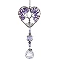 5D DIY Lebensbaum Sonnenfänger – Diamantmalerei Kit Mit Strass, Ca. 18,5x19 Cm, Zum Aufhängen