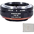 PHOLSY Lens Mount Adapter with Aperture Lever Compatible with Canon FD FL Lens to E Mount Camera Compatible with Sony a1 a9ii a7S a7R a7C a7 iv/iii/ii, a7 a6600 a6500 a6400 a6300 a6000 NEX etc.