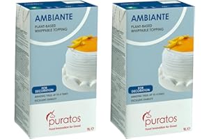 GLOTOMANIA SL Nata vegetal Ambiante de 1 L, Puratos (Pack, 2, unidad)