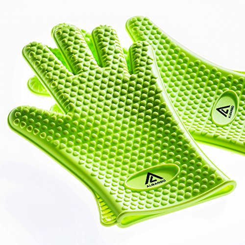 ALBARGO – allround Kochhandschuhe | hitzebeständige Handschuhe Topflappen Topf-Untersetzer Gloves Grillhandschuhe Ofenhandschuhe Topfhandschuhe Hitzeschutzhandschuhe Backhandschuhe Fingerhandschuhe - 2