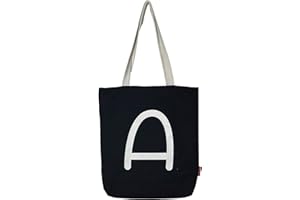 Hello-Bags. Bolso Tote bag inicial con cremallera, forro y bolsillo interior. Exterior: Algodón 100%. Incluye bonito sobre kraft de regalo. Medidas: 37 X 38 cm.