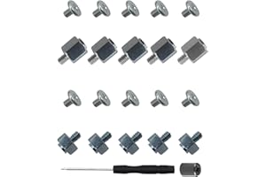TPZORJX 22Pcs Kit di Montaggio per SSD M.2 NVMe con Viti e Distanziali,Adatto alla maggior parte delle schede madri dei computer Include Cacciavite e Dado,Accessori per Assemblaggio PC