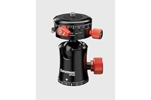 IFOOTAGE Tripod Ball Head Komodo MP30,360° Panoramic Quick Release Plate,Professional Aluminum Ball Head Tripod Mount for Monopod, DSLR,Camcorder,Max. Load 10kg/22lbs