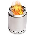 Solo Stove Campfire Camping Stove Portable Stove for Backpacking Outdoor Cooking Great Stainless Steel Camping Backpacking Stove Compact Wood Stove Design-No Batteries or Liquid Fuel Canisters Needed