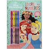 Princesas. Colorea por n&uacute;meros con ceras: Con 8 ceras de colores (Disney. Princesas)