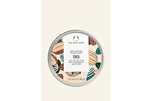 The Body Shop Shea Beurre corporel unisex, Beurre corporel au karité 200 ml, 1er Pack (1 x 200 ml)