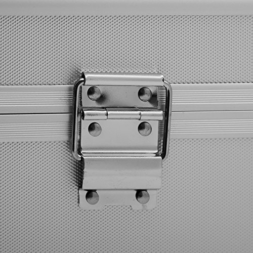 Aluminium-Rahmenkoffer Transport-Box, Koffer in Silber mit 82 Liter Volumen - 8