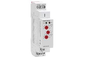 GAEYAELE Voltage Protection Relay AC/DC24V~48V Over-voltage and Under-voltage Protection(GRV8-02,AC/DC24V~48V)