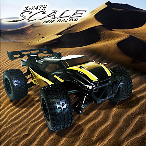 Preisvergleich Produktbild OOFAY Ferngesteuerter Geländewagen 1 / 24 Allradantrieb Mini Fernbedienung Auto Spielzeugauto Fernbedienung Racing Desert Car