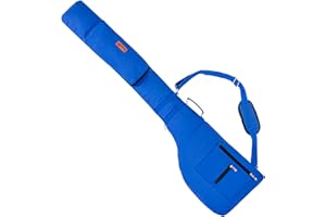 AKOZLIN Golf-Tragetasche, 8–10 Stück, Golfschläger-Reisetasche mit Gurt und 3 Taschen, weich, faltbar, Sonntagstasche, Golftraining, Übung, tragbar, Bleistift-Reißverschluss, leicht