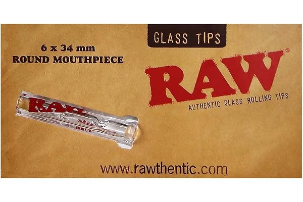 RAW glasspets 6 x 34 mm rund munstycke