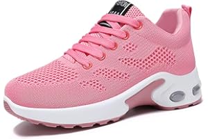 WOWEI Basket Femme Chaussures de Sport Running Sneaker Air Respirant Chaussures de Course Légères Air Running Baskets Chaussures de Sport Fitness Gym Jogging Outdoor