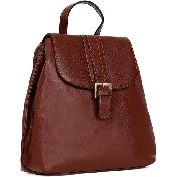 Sac à Dos Femme Hexagona Collection Lima - Taille Unique, Plusieurs Poches, Compatible Téléphone - Maroquinerie Parisienne