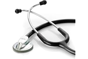 ADC Adscope 612 - Lightweight Platinum Clinician Stethoscope - Black