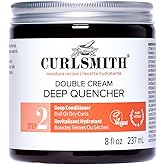 CURLSMITH - &Ccedil;ift Krem Derin S&ouml;nd&uuml;r&uuml;c&uuml; - Ultra Kuru, Dalgalı, Kıvırcık veya Kıvırcık Sa&ccedil;lar i&ccedil;in Vegan Nemlendirici Derin Sa&ccedil; 