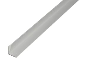 Alberts 473617 Winkelprofil | Aluminium, silberfarbig eloxiert | 1000 x 10 x 10 mm
