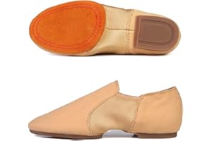 WEBROSISTOL Chaussures Danse Toile Femme Classique Pilates Yoga Gym Chausson de Danse Fille Split Plate Ballet Jazz Chaussure