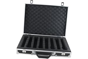 Qianly Étui de Transport pour, étui Rigide résistant aux Chocs avec Doublure en éponge, boîte de Rangement pour Micro en Alliage d'aluminium