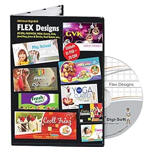 Abhikruti Flex Design Templates In Psd Cdr 1 Pc Dvd Amazon In