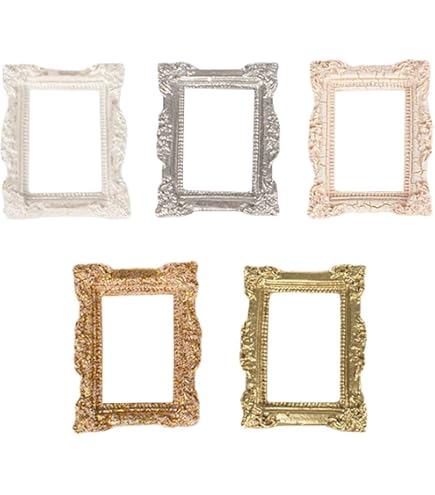 Quadro In Miniatura Con Cornice Dorata Per Case Delle Bambole In Scala