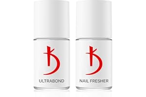 Kodi Professional Primer Unghie Gel e Disidratatore per Unghie senza acidi Nail Prep e Bond Primer Naturale per Polvere Acrilica e Smalto Unghie Gel Set 2 * 15 ml