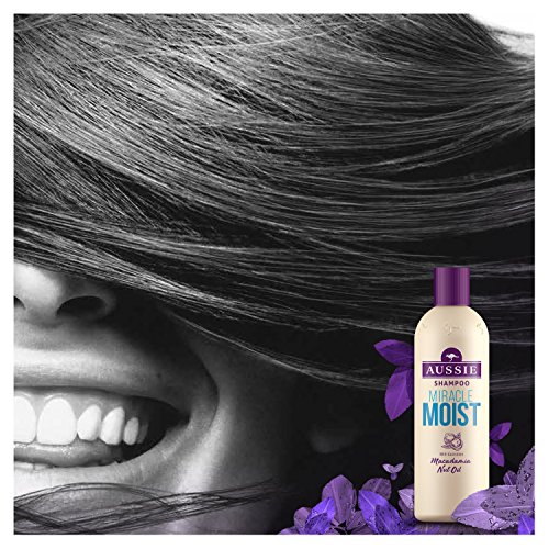 Aussie Miracle Moist Shampoo für strapaziertes, traurig-trockenes Haar, 1er Pack (1 x 300 ml) - 5